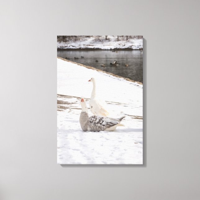 Lienzo Whats Up Goose (Anverso)