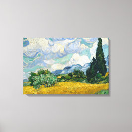 Lienzo Wheat Field with Cypresses Canvas Prints