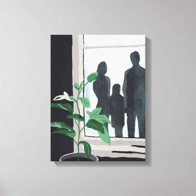 Lienzo Where We Grew I – Family and Growth (Anverso)