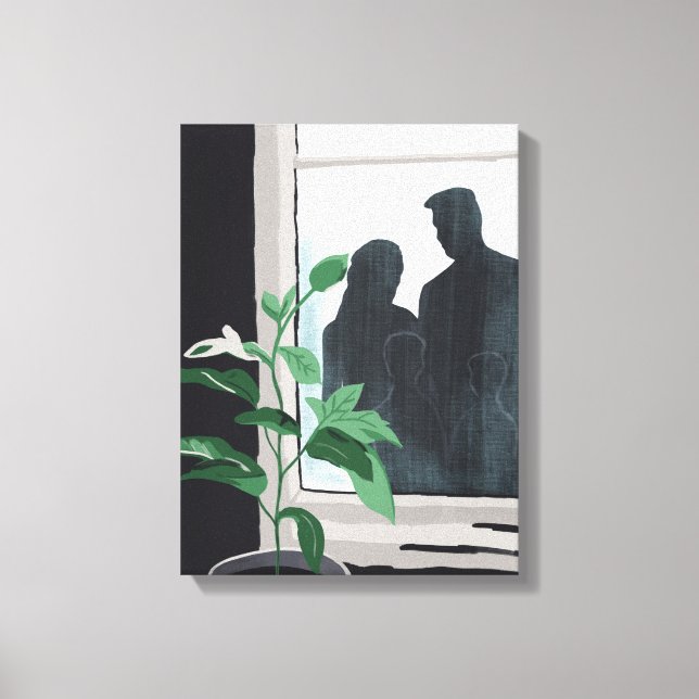 Lienzo Where We Grew IV – Family and Growth (Anverso)