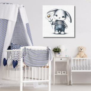 Lienzo Whimsical Boy Bunny