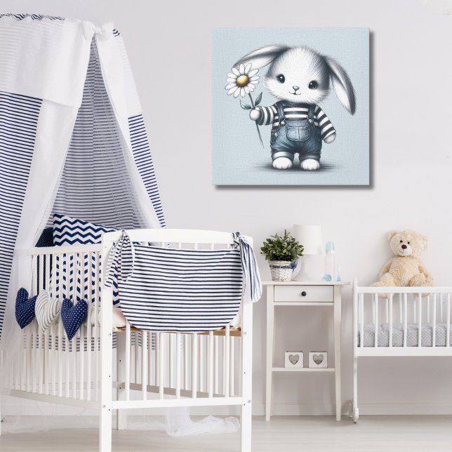Lienzo Whimsical Boy Bunny (Subido por el creador)