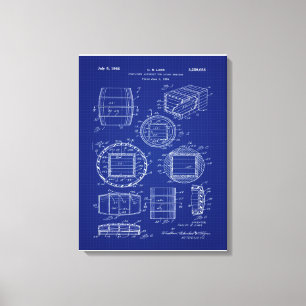 Lienzo Whiskey Container Art 1966