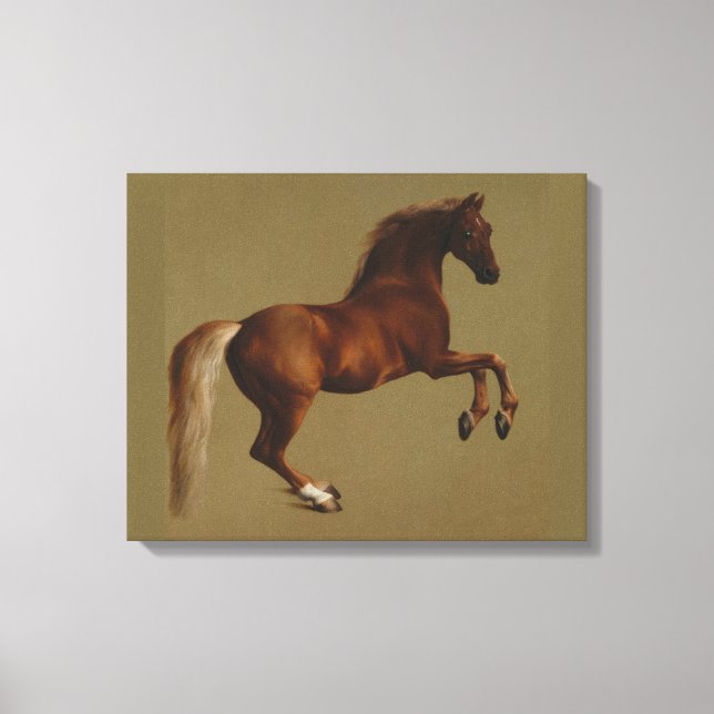 Lienzo Whistlejacket el Caballo (por George Stubbs) (Anverso)