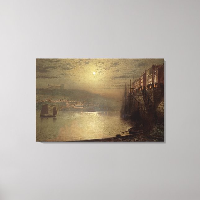 Lienzo Whitby (aceite sobre lienzo) (Anverso)