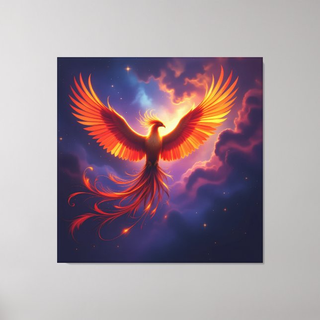 Lienzo Wiedergeburt des Phönix   (Anverso)