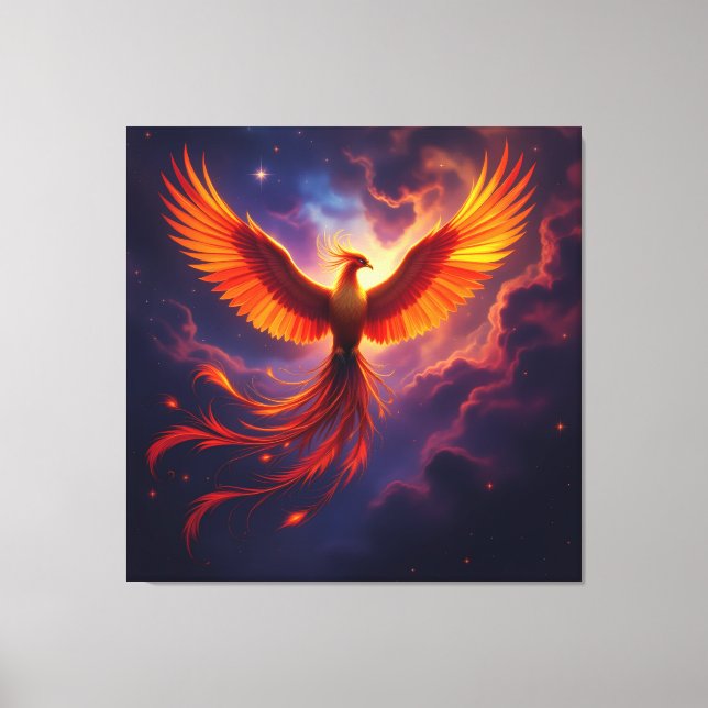 Lienzo Wiedergeburt des Phönix   (Anverso)