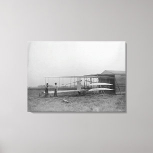 Lienzo Wilbur y Orville Wright en 2do accionaron la