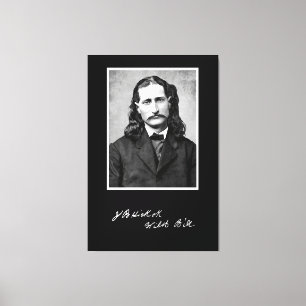Lienzo 'Wild Bill' James Butler Hickok en su primer minis