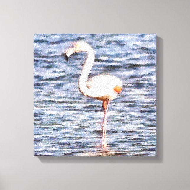 Lienzo Wild Flamingo (Anverso)