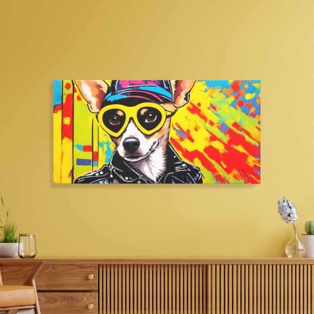 LIENZO WILD ONE-CHIHUAHUA 2 (Insitu (Sala de estar))