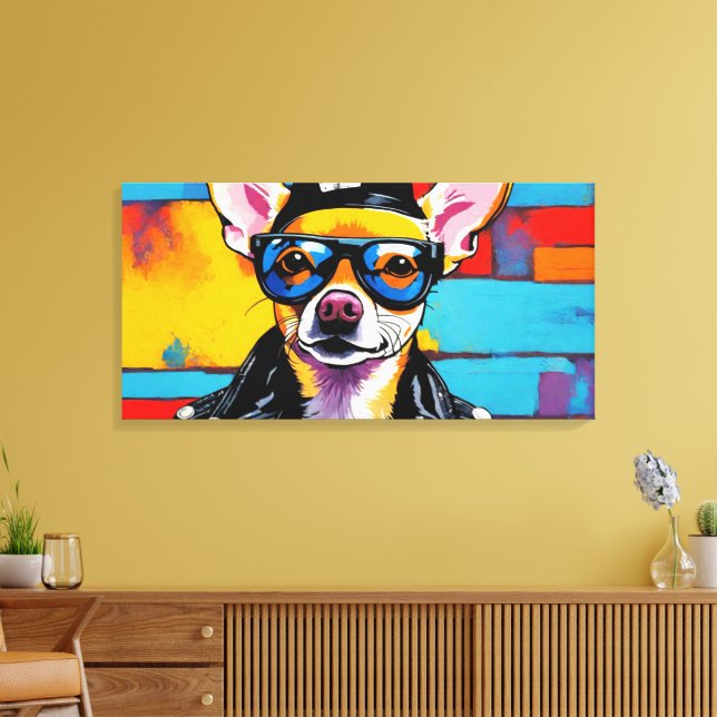 LIENZO WILD ONE-CHIHUAHUA 4 (Insitu (Sala de estar))