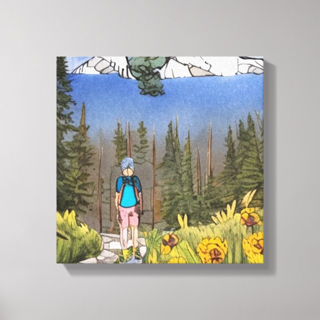 Lienzo Wilderness Hike (Anverso)