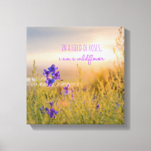 Lienzo Wildflower 12" x 12", 1.5", Individual