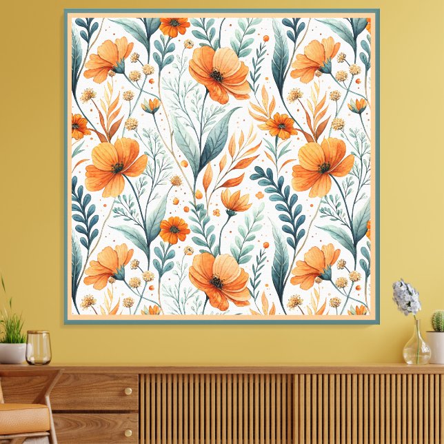 Lienzo Wildflower Botanical Boho (Insitu (Sala de estar))