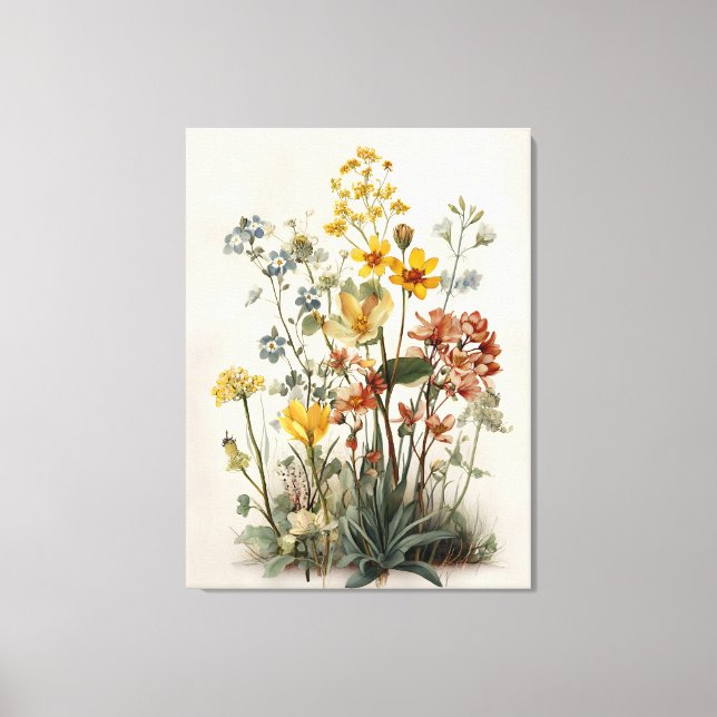 Lienzo Wildflower Meadow Bouquet (Anverso)