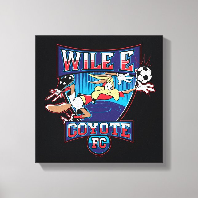 Lienzo WILE E. COYOTE™ Football Club Badge (Anverso)