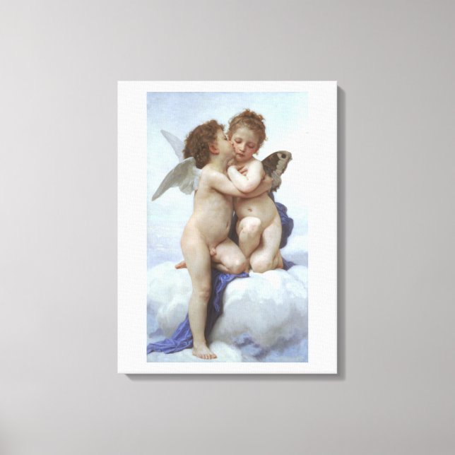 Lienzo William Adolphe Bouguereau angels (Anverso)