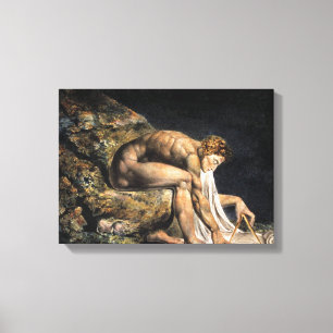 Lienzo William Blake Isaac Newton