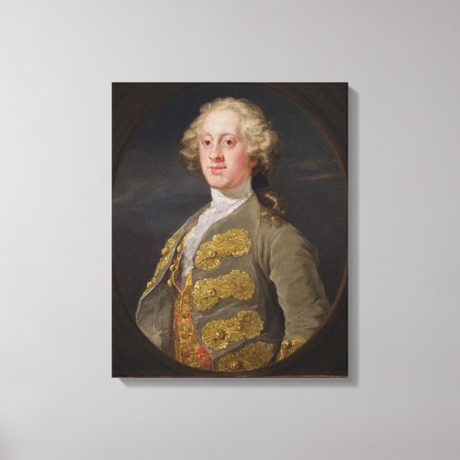Lienzo William Cavendish, marqués de Hartington, después  (Anverso)