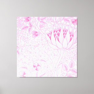 Lienzo William Morris Artichoke Pink