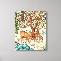 William Morris Deer por un beige de topografía bro