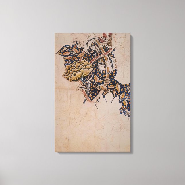 Lienzo William Morris - DISEÑO PARA TEXTO IMPRESO DE WIND (Anverso)