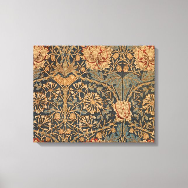Lienzo William Morris Honeysuckle Rich Wallpaper (Anverso)