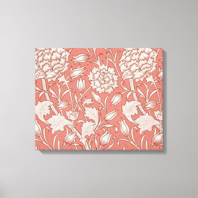 Lienzo William Morris Wild Tulip Classic Victorian Design (Anverso)