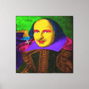 Lienzo William Shakespeare Pop Art