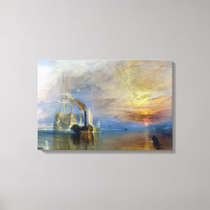Lienzo William Turner - El Temeraire luchador