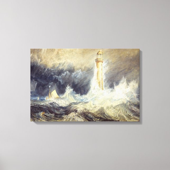 Lienzo William Turner - Faro de Bell Rock (Anverso)