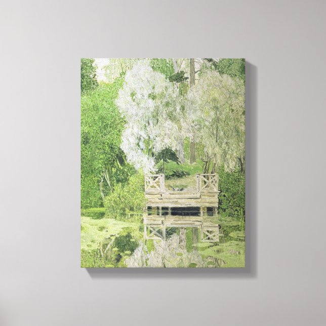 Lienzo Willow blanco plateado, 1904 (Anverso)