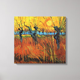Lienzo Willows at Sunset, Vincent van Gogh