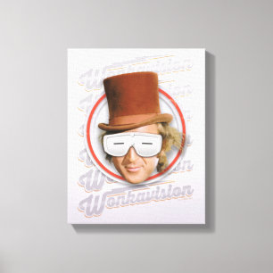 Lienzo Willy Wonka en Goggles de Wonkavision