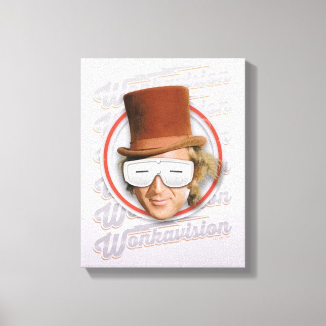 Lienzo Willy Wonka en Goggles de Wonkavision (Anverso)