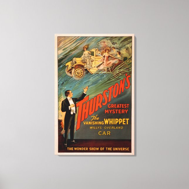 Lienzo Willys-Overland, la marioneta de Thurston que se d (Anverso)