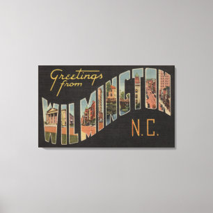 Lienzo Wilmington, Carolina del Norte - escenas grandes