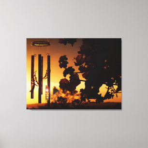 Lienzo Wind Chime Golden Sunset Canvas