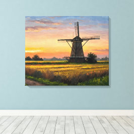 Lienzo Windmill In The Countryside