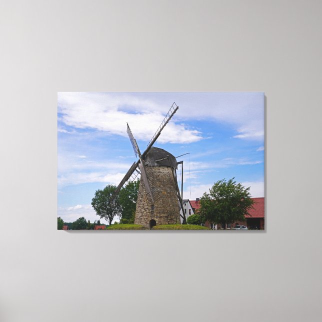 Lienzo Windmühle Todtenhausen - Wallholländer (Anverso)