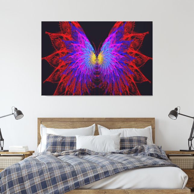 Lienzo Wings de mariposa (Insitu(Dormitorio))