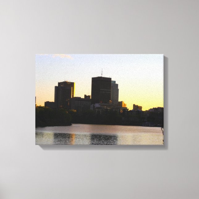 Lienzo Winnipeg Skyline (Anverso)