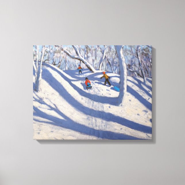 Lienzo Winter Bramcote Nottingham 2008 (Anverso)