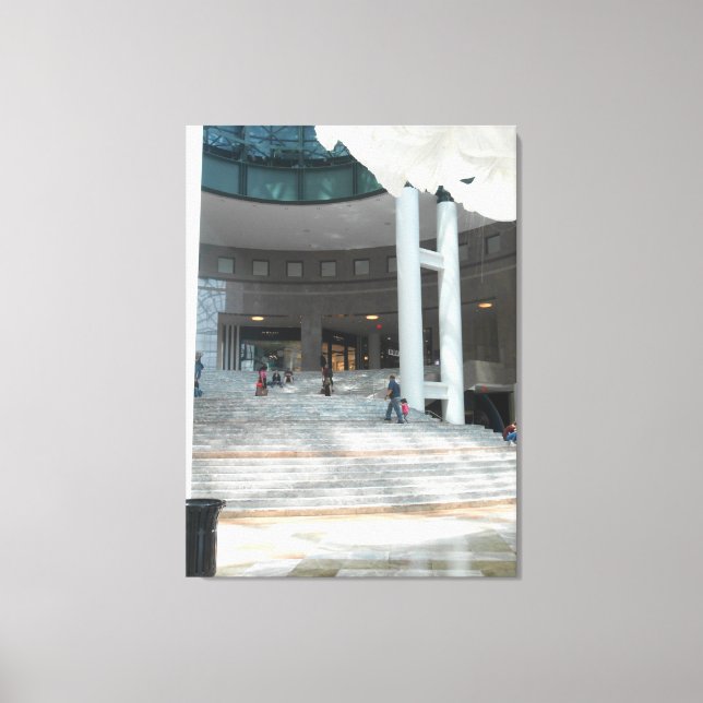 Lienzo Winter Garden, Nueva York (Anverso)