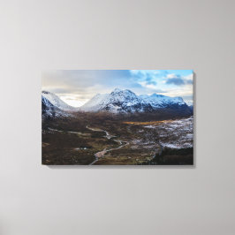 Lienzo Winter Lairig Gartain Glencoe Lochaber Scotland