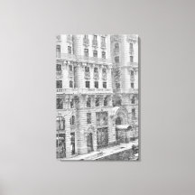 Winter NYC Upper West Side Photography on Canvas
