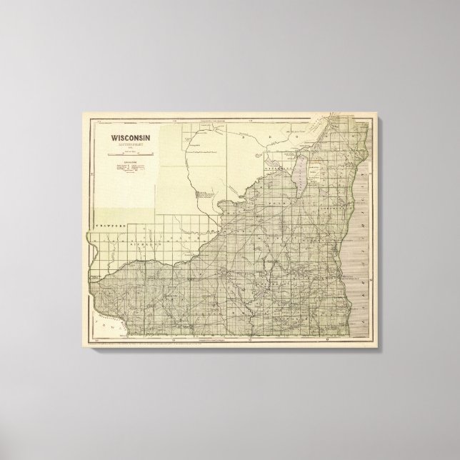 Lienzo Wisconsin parte sur (Anverso)