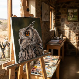 Lienzo Wise Owl Painting Large