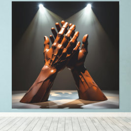 Lienzo „Wo Stahl den Geist umarmt“